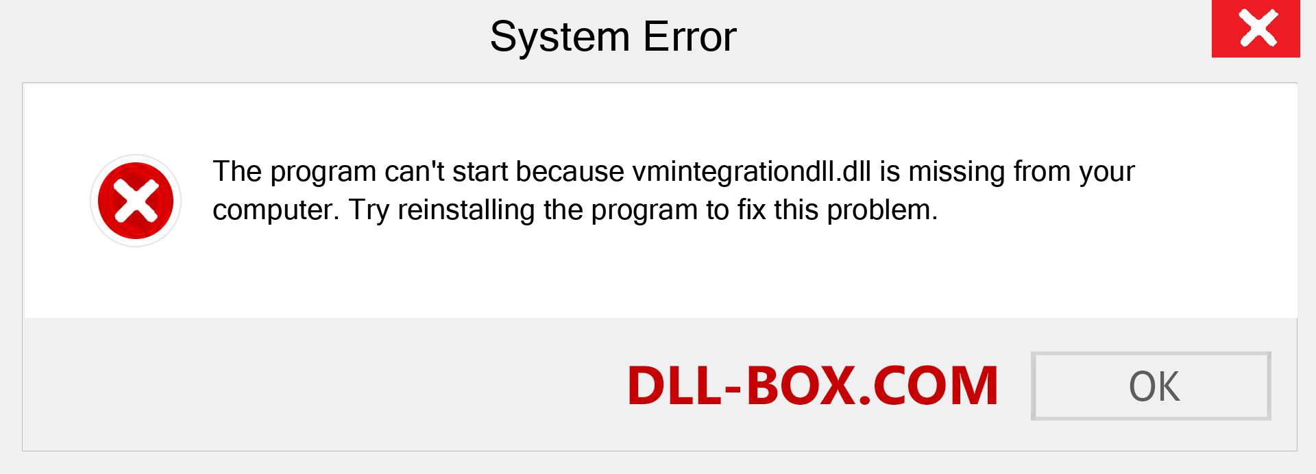  vmintegrationdll.dll file is missing?. Download for Windows 7, 8, 10 - Fix  vmintegrationdll dll Missing Error on Windows, photos, images